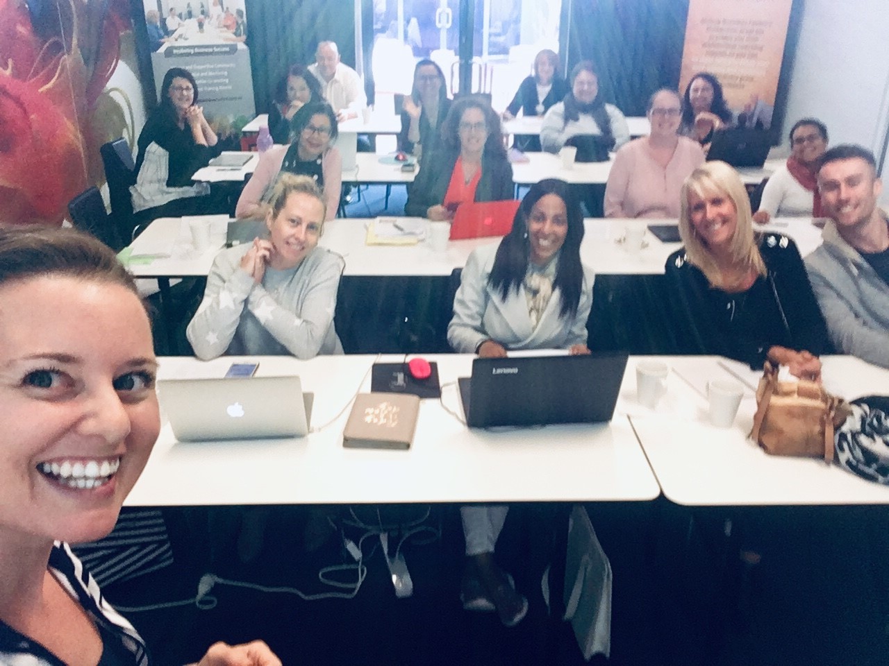A full training room mid-workshop